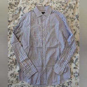 H&M medium striped dress shirt